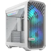 Fractal Design Torrent Compact, PC, Blanc, ATX, EATX, micro ATX, Mini-ITX, SSI CEB, Acier, Verre trempé, Multi, Ventilateur de poche