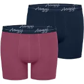 Sloggi Boxers 'Blue Start' bleu violet / rouge