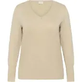 KAFFE CURVE Pull-over 'KClizzy' beige chiné