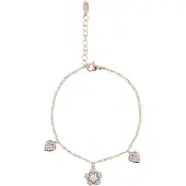 NAEMI Bracelet or rose / transparent