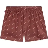 Pockies Boxers 'Broke' rouge rouille / blanc cassé