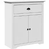 vidaXL Armoire d'entrée BODO blanc 80x35x90 cm