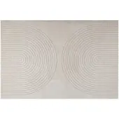 vidaXL Tapis de salon GALATI Crème 230 x 160 cm Polyester
