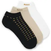 BOSS Lot de trois paires de chaussettes longueur cheville