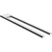 Keuco Porte-serviettes Edition 400 2 bras 45 cm fixe chrome 11518