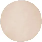 vidaXL Tapis antidérapant en fourrure synthétique Olite Taupe Ø 160 cm Polyester
