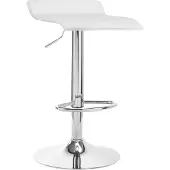 4rico Bar Hocker Qs-B08 Eco Leather White