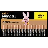Duracell Batterie Plus AAA, 32er-Pack (00216914)