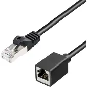Bintra Rallonge de câble patch RJ45 S/FTP, noir, 10m