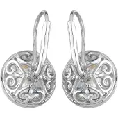 Elli Boucles d'oreilles blanc