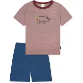 Schiesser Pyjama ' Kids Nightwear ' bleu / rouge