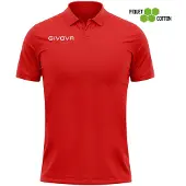 Givova Polo Polo Cotone Piquet Été Vert - XXL