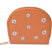 Juleeze Portefeuille JZWA0177CH – couleur bronze, dimensions 12x9 cm, en polyuréthane