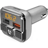 Hama Transmetteur Fm Avec Bluetooth & Fonction Mains Libres (00014165)