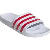 Adidas Mule 'ADILETTE AQUA' rouge foncé / blanc