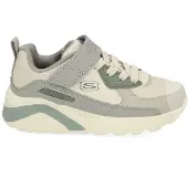 SKECHERS Uno Lite Klittenband Laag - Gebroken wit - Maat 28