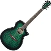 Ibanez AEWC16QA Transparent Emerald Burst