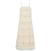 Vero Moda Robe 'VMLoretta' greige / noir / blanc