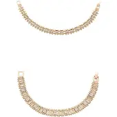 Faina Bracelet or / transparent