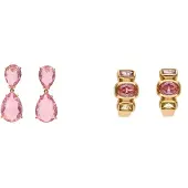 Faina Boucles d'oreilles or / rose