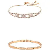 Faina Bracelet or / transparent