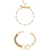 Faina Bracelet or / rose