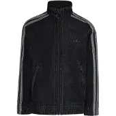 Adidas Veste mi-saison 'Firebird' gris / noir denim