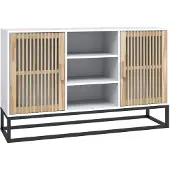 vidaXL Sideboard Blanc 105x30x65 cm Bois composite