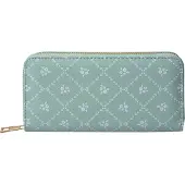 Juleeze JZPU0005-03 Porte-monnaie vert blanc 10x19 cm