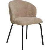 Ebuy24 Safira chaise de salle à manger beige.