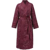 Pip studio Jasmin Jacquard Bademantel dunkelrosa XL (XL)