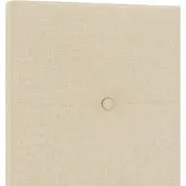 vidaXL Tête de lit réglable en hauteur avec tête de lit Crème 80 cm Tissu