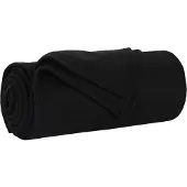 vidaXL Jeté Noir 200 x 150 cm Toison