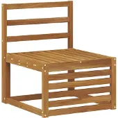 vidaXL Ensemble de salon de jardin 5 pièces en bois d'acacia massif, finition naturelle