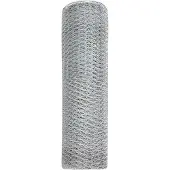 vidaXL Clôture hexagonale argent 0,4 x 10 m Acier galvanisé