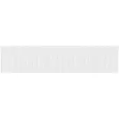 vidaXL Rideau en Dentelle Floral Blanc 120 x 750 cm Polyester