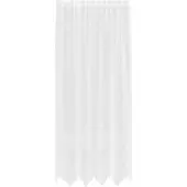 vidaXL Rideau en Dentelle avec des rideaux Blanc 245x150cm Polyester