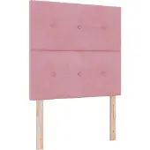 vidaXL Tête de lit rose 90 cm en velours