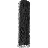 vidaXL Hexagonzaun Grau 0,4 x 10 m PVC