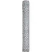vidaXL Clôture hexagonale argent 1,4 x 100 m Acier galvanisé
