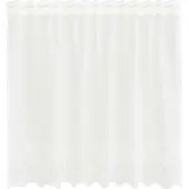 vidaXL Rideau en Dentelle avec des rideaux Blanc 80 x 150 cm Polyester