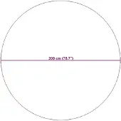 vidaXL Tapis ronds HUARTE Sable Ø 200 CM Polyester