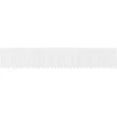 vidaXL Rideau en Dentelle avec des rideaux Blanc 100x900cm Polyester