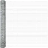 vidaXL Clôture en panneaux grillagés double face, 10000 x 100 cm, argent