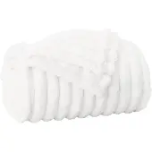vidaXL Jeté Blanc 150 x 130 cm Toison