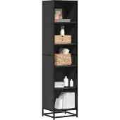 vidaXL Bibliothèque noir 40x35x170,5 cm bois d'ingénierie