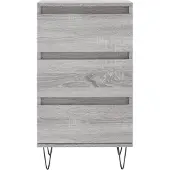 vidaXL Sideboard Gris Sonoma 40x35x70 cm Bois composite
