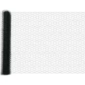 vidaXL Clôture Hexagonale Verte 1,2 x 10 m PVC