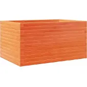 vidaXL Jardinière cire marron 90x60x45,5 cm bois de pin massif