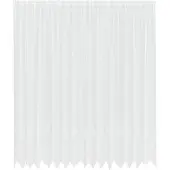 vidaXL Rideau en Dentelle Floral Blanc 260 x 400 cm Polyester